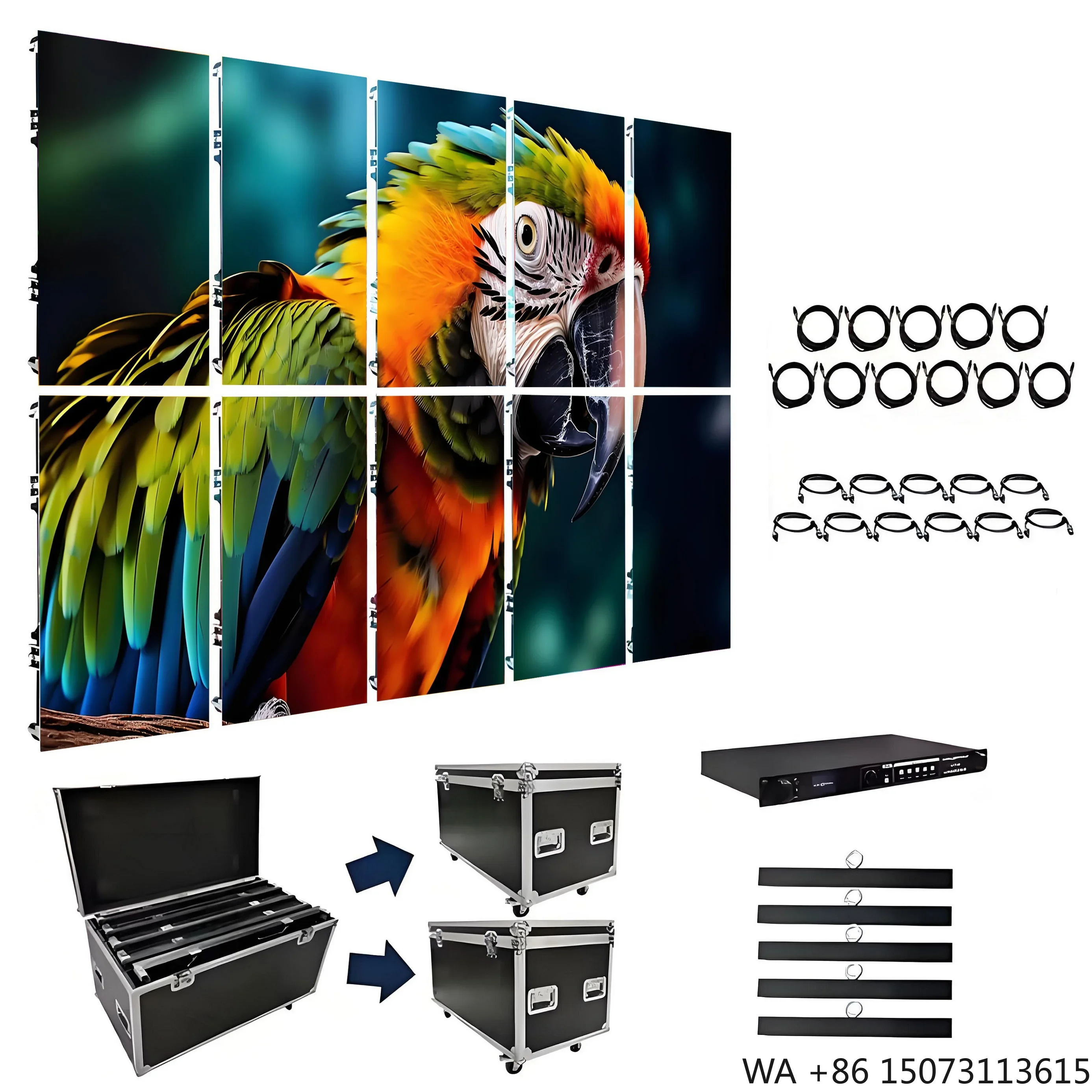 P3.91 Indoor Advertising HD LED Video Wall Panel 5-Year Warranty 550cd/㎡ High Brightness
P3.91 Indoor Advertising HD LED Video Wall Panel 5-Year Warranty 550cd/㎡ High Brightness