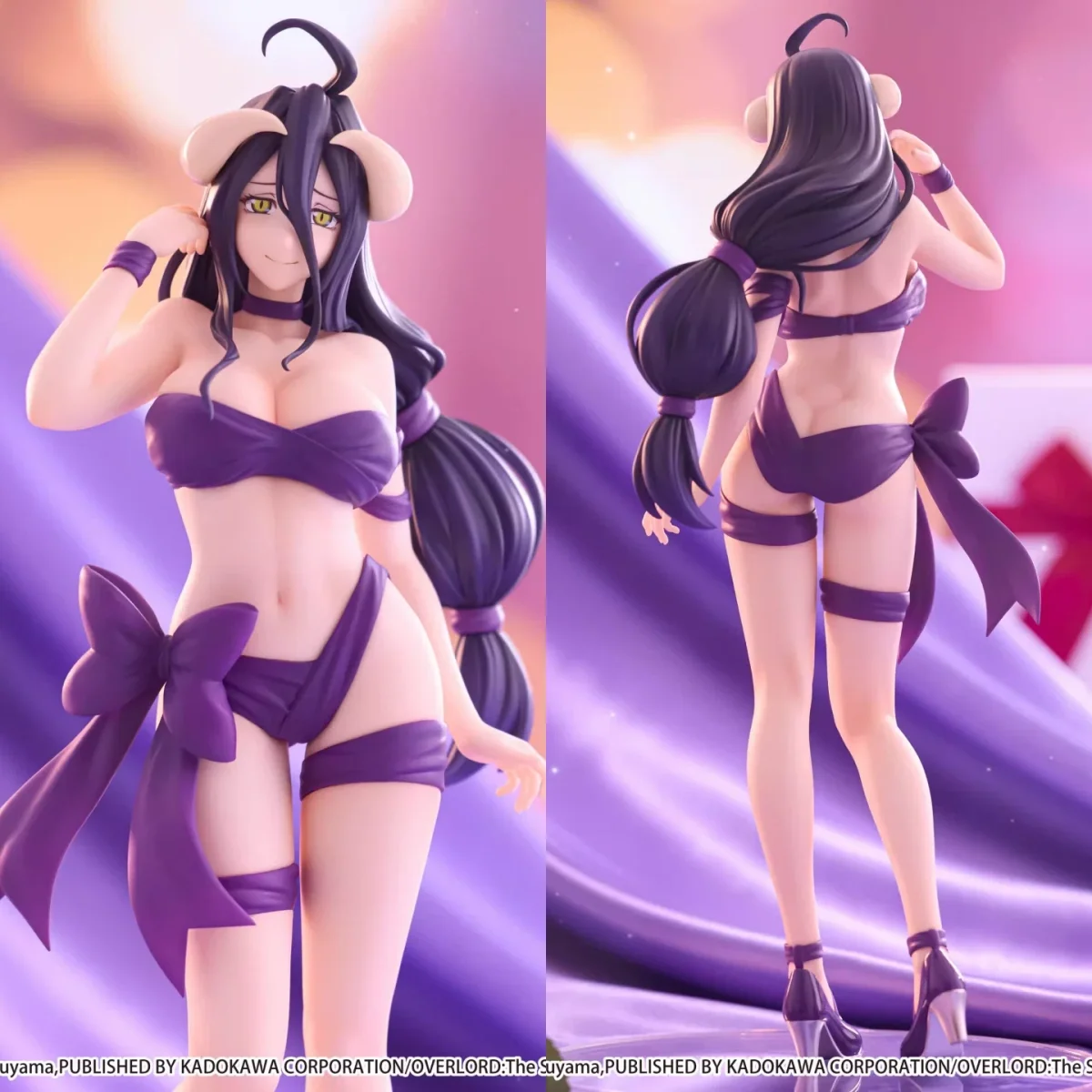 Original 26cm Albedo Bicute Ribbons Purple Bow Tie Set Standing Statue Decoration Figure Collectible Anime Toys
Original 26cm Albedo Bicute Ribbons Purple Bow Tie Set Standing Statue Decoration Figure Collectible Anime Toys