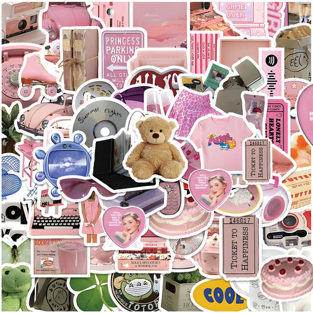 10/30/50/100pcs Kawaii Pink Cartoon Stickers Aesthetic Decals Decorative Suitcase Phone Stationery Car Cute Sticker Kids Toys
10/30/50/100pcs Kawaii Pink Cartoon Stickers Aesthetic Decals Decorative Suitcase Phone Stationery Car Cute Sticker Kids Toys
