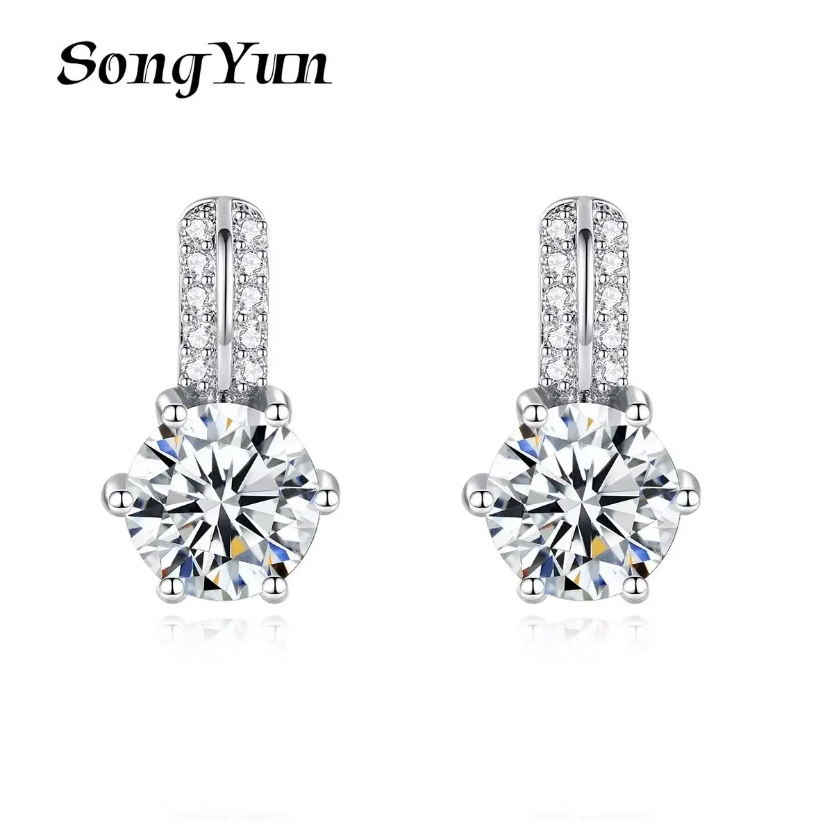 SYYG Jewelry MHT Quality Brass Stud Earrings Dangle CZ 7A Zircon Romantic Gold Plated Women Earring Jewelry
SYYG Jewelry MHT Quality Brass Stud Earrings Dangle CZ 7A Zircon Romantic Gold Plated Women Earring Jewelry