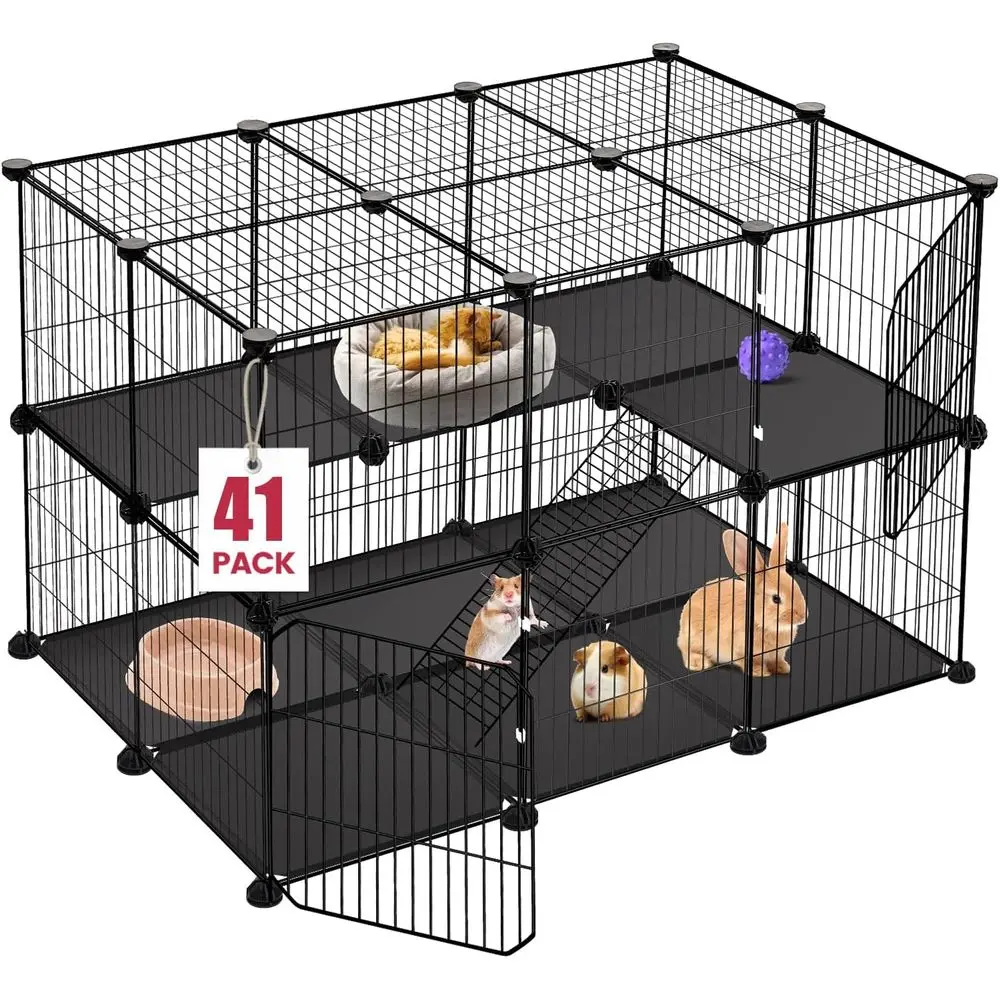 Compact 41-Panel Pet Playpen for Small Animals, Ideal for Indoor/Outdoor Use
Compact 41-Panel Pet Playpen for Small Animals, Ideal for Indoor/Outdoor Use