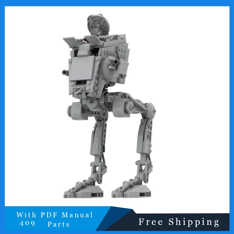 409 PCS Star Battle Series Grey Walking Machine Creative Bricks Building Blocks Model Toys For Kids DIY Assembly Christmas Gifts
409 PCS Star Battle Series Grey Walking Machine Creative Bricks Building Blocks Model Toys For Kids DIY Assembly Christmas Gifts