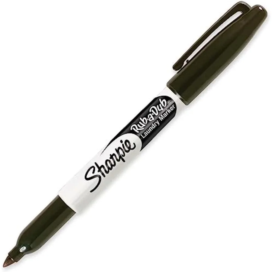 Rub-a-Dub Permanent Marker, Fine Point, Black Ink, 1-Count
Rub-a-Dub Permanent Marker, Fine Point, Black Ink, 1-Count