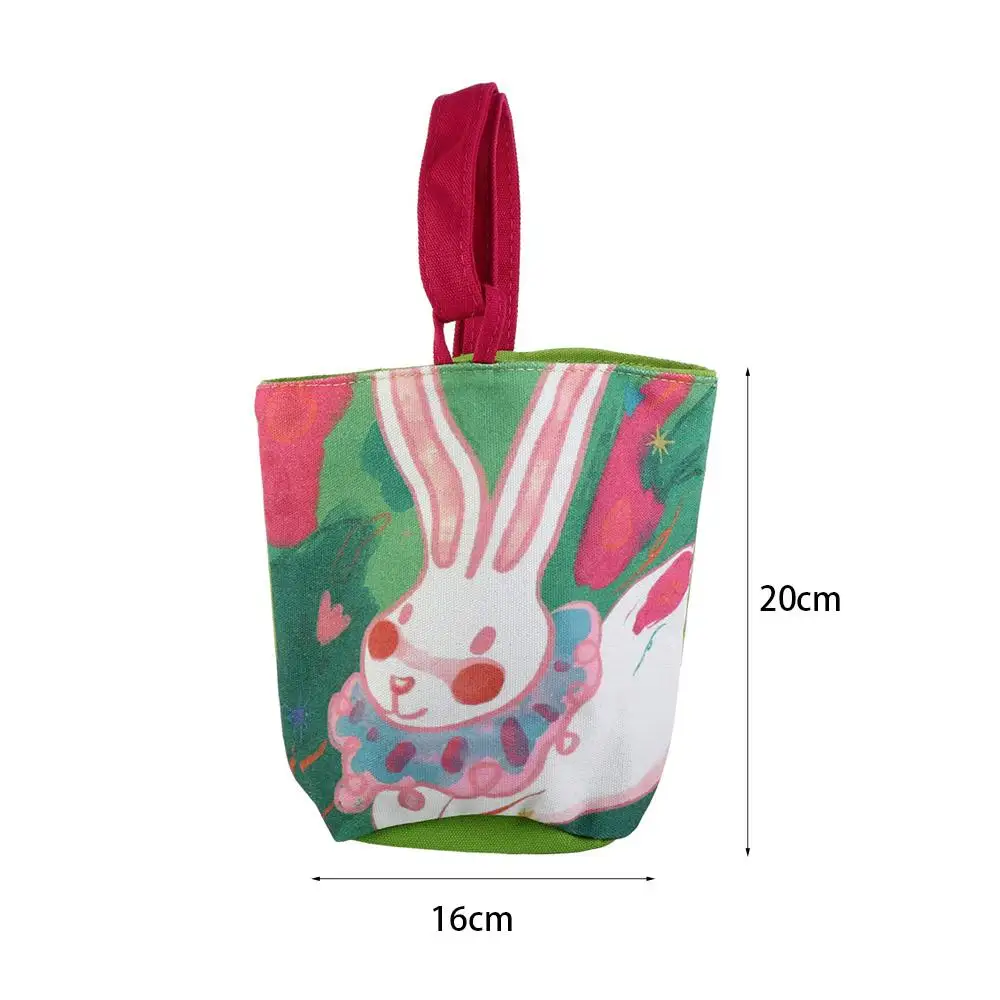 Reusable Rabbit Cartoon Canvas Bucket Bag Cat Print Rabbit Handbag Large Capacity Dog Dog Lunch Bag Shopping
Reusable Rabbit Cartoon Canvas Bucket Bag Cat Print Rabbit Handbag Large Capacity Dog Dog Lunch Bag Shopping