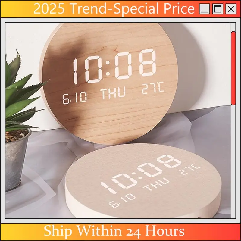 A61Z Deals LED Wall Clock Living Room Home Bedroom Mute Clock Scandinavian Style Fashion Wall Clock Easy To Use D
A61Z Deals LED Wall Clock Living Room Home Bedroom Mute Clock Scandinavian Style Fashion Wall Clock Easy To Use D
