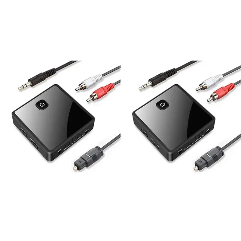 【ДЕНЬ БЛАГОДАРЕНЬЯ】2X Bluetooth 5.0 передатчик-приемник, оптический беспроводной аудиоадаптер AUX 3,5 мм для ПК, телевизора, автомобильных колонок
【ДЕНЬ БЛАГОДАРЕНЬЯ】2X Bluetooth 5.0 передатчик-приемник, оптический беспроводной аудиоадаптер AUX 3,5 мм для ПК, телевизора, автомобильных колонок