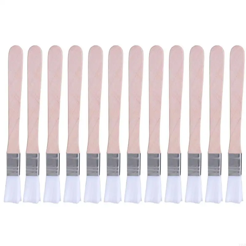 652F Pack of 12 Small White Nylon Bristles Paint Brushes for Art Craft Oil and Watercolor Projects with Ergonomic Handle
652F Pack of 12 Small White Nylon Bristles Paint Brushes for Art Craft Oil and Watercolor Projects with Ergonomic Handle