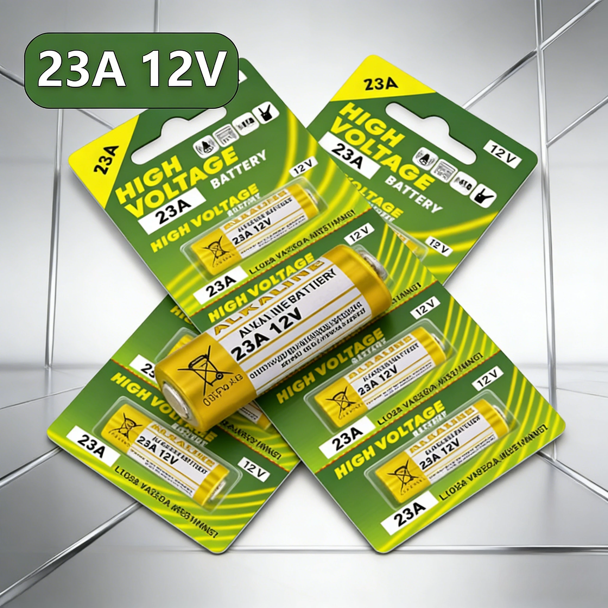 12V 23A A23S 23GA Alkaline Battery Long Lasting Bulk Pack for Doorbell Remote Control Toys
12V 23A A23S 23GA Alkaline Battery Long Lasting Bulk Pack for Doorbell Remote Control Toys