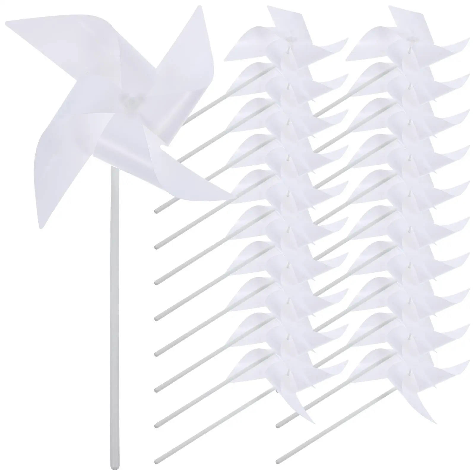 24 Pcs Unpainted Pinwheels Plastic Toy Kids DIY Crafts Graffiti Summer Outdoor Kindergarten Decorations
24 Pcs Unpainted Pinwheels Plastic Toy Kids DIY Crafts Graffiti Summer Outdoor Kindergarten Decorations