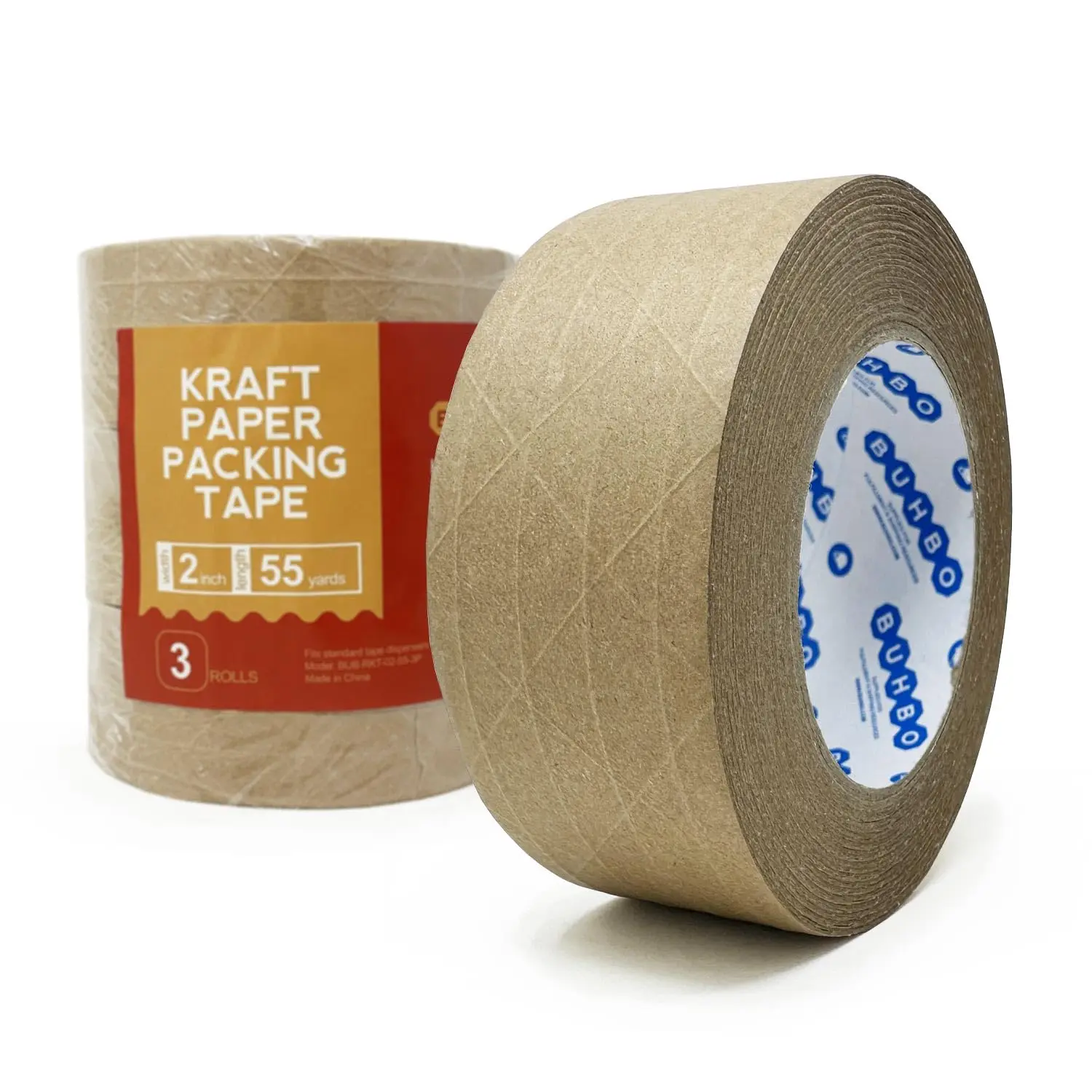 Brown Kraft Paper Packing Tape, Heavy Duty Reinforced Moving Tape for Box & Carton Shipping, Self Adhesive Craft Tape, 2
Brown Kraft Paper Packing Tape, Heavy Duty Reinforced Moving Tape for Box & Carton Shipping, Self Adhesive Craft Tape, 2