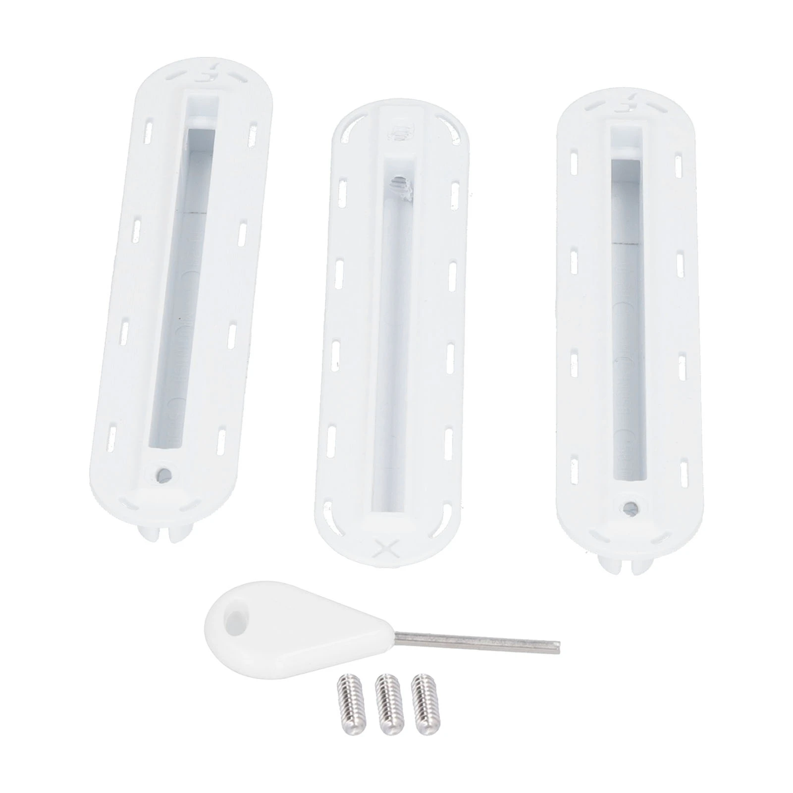 3Pcs/set Surfboard Rudder Groove Plastic Finned Box Plug Fin Plug Base with ScrewsWhite
3Pcs/set Surfboard Rudder Groove Plastic Finned Box Plug Fin Plug Base with ScrewsWhite