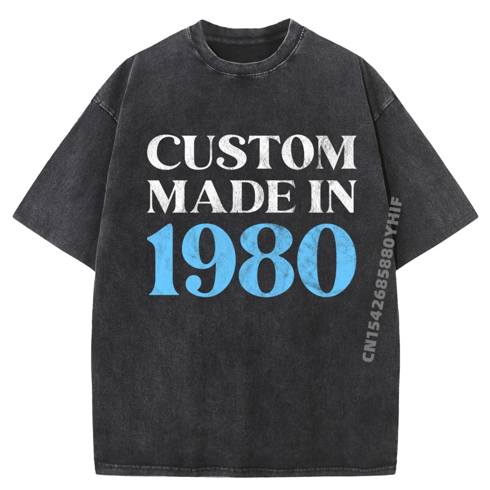 Made In 1980 Men Guys For Him Graphic T Shirts 100% Cotton Men's Minimalist Washed T-Shirt Birthday Gifts
Made In 1980 Men Guys For Him Graphic T Shirts 100% Cotton Men's Minimalist Washed T-Shirt Birthday Gifts