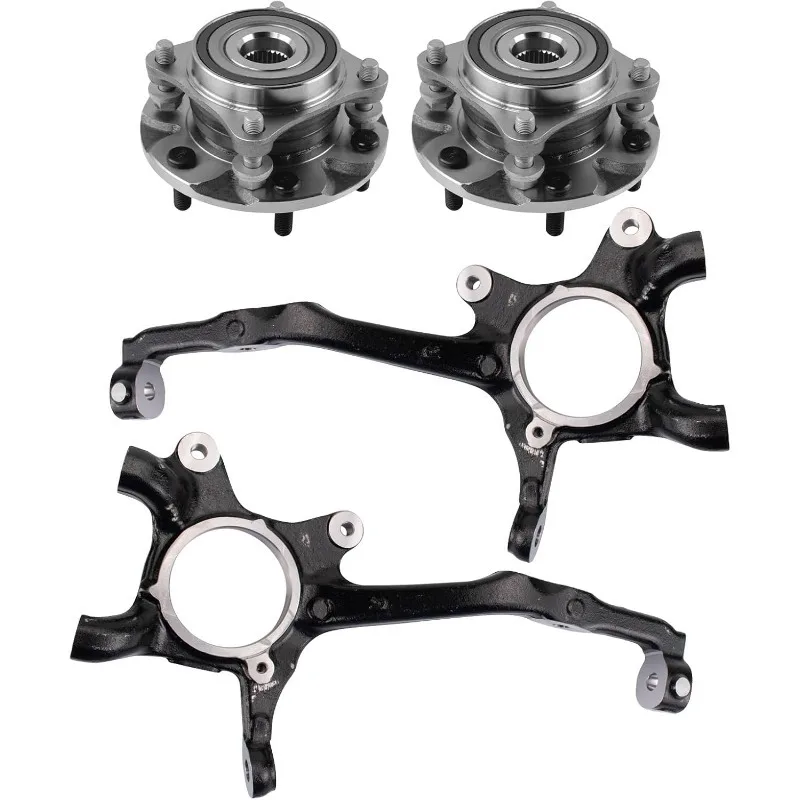 TRQ Front Steering Knuckle & Wheel Bearing Hub Kit Set of 4 LH Left Driver RH Right Passenger Side Assembly Compatible with 2005
TRQ Front Steering Knuckle & Wheel Bearing Hub Kit Set of 4 LH Left Driver RH Right Passenger Side Assembly Compatible with 2005