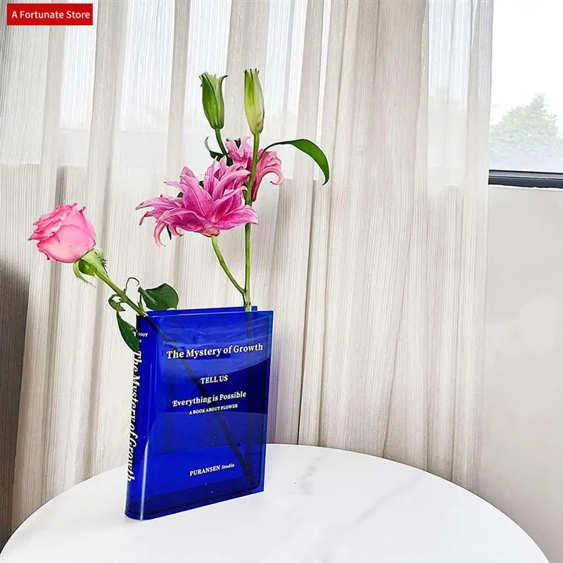 4 Piece Acrylic Book Vase Simple Living Room Flower Arrangement Water Homestay Decoration Ornaments
4 Piece Acrylic Book Vase Simple Living Room Flower Arrangement Water Homestay Decoration Ornaments