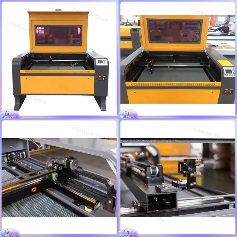 1080 57W CO2 Laser Engraving Machine for Wood Acrylic Leather Metal DIY Craft Cutting and Engraving Desktop CNC Router Tool
1080 57W CO2 Laser Engraving Machine for Wood Acrylic Leather Metal DIY Craft Cutting and Engraving Desktop CNC Router Tool