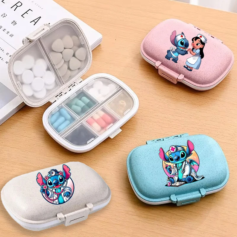 Disney Stitch 8 Grids Organizer Container for Tablets Travel Pill Box with Seal Ring Tablet Box for Medicines Drug Dispense
Disney Stitch 8 Grids Organizer Container for Tablets Travel Pill Box with Seal Ring Tablet Box for Medicines Drug Dispense