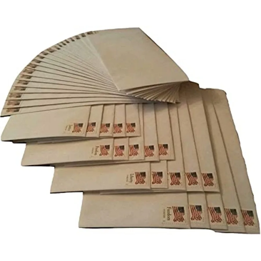 60 Forever Stamped Envelopes #10 Self Seal Security Envelopes 4-1/8 x 9-1/2 inch (Postage Stamp Design Varies)
60 Forever Stamped Envelopes #10 Self Seal Security Envelopes 4-1/8 x 9-1/2 inch (Postage Stamp Design Varies)