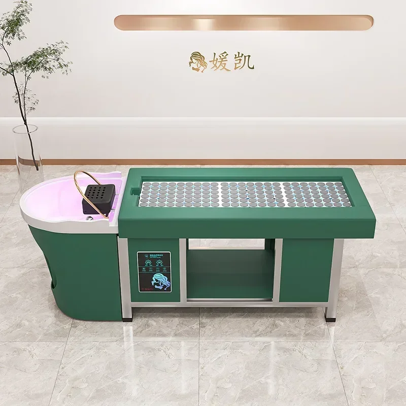 Nordic Beauty Shop Dedicated High-end Hair Treatment Shampoo Chair Smart Water Heater Water Cycle Massage Salon Furniture FYSC
Nordic Beauty Shop Dedicated High-end Hair Treatment Shampoo Chair Smart Water Heater Water Cycle Massage Salon Furniture FYSC