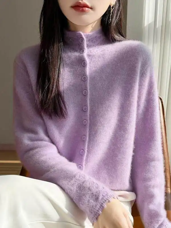 Women's Thickened Woolen Cardigan Sleeveless Hollow out Knitted Sweater Autumn Winter New Style Button up Warmth Outerwear
Women's Thickened Woolen Cardigan Sleeveless Hollow out Knitted Sweater Autumn Winter New Style Button up Warmth Outerwear