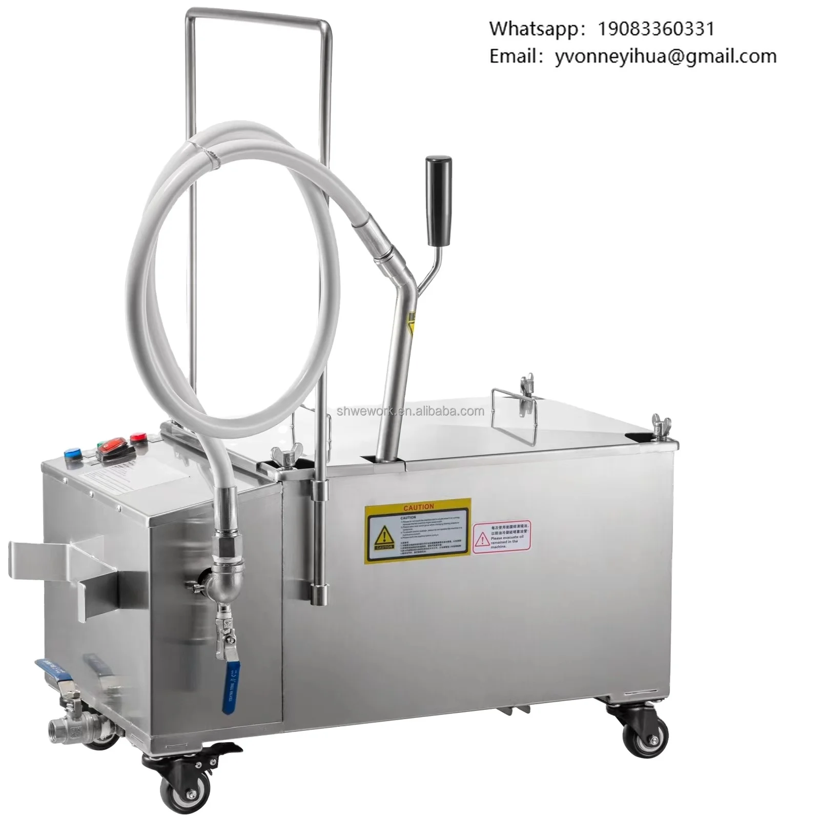 22L /40L /58 L Commercial Mobile Fryer Filter Capacity Oil Filtration System Frying Oil Filter Machine For Restaurant
22L /40L /58 L Commercial Mobile Fryer Filter Capacity Oil Filtration System Frying Oil Filter Machine For Restaurant