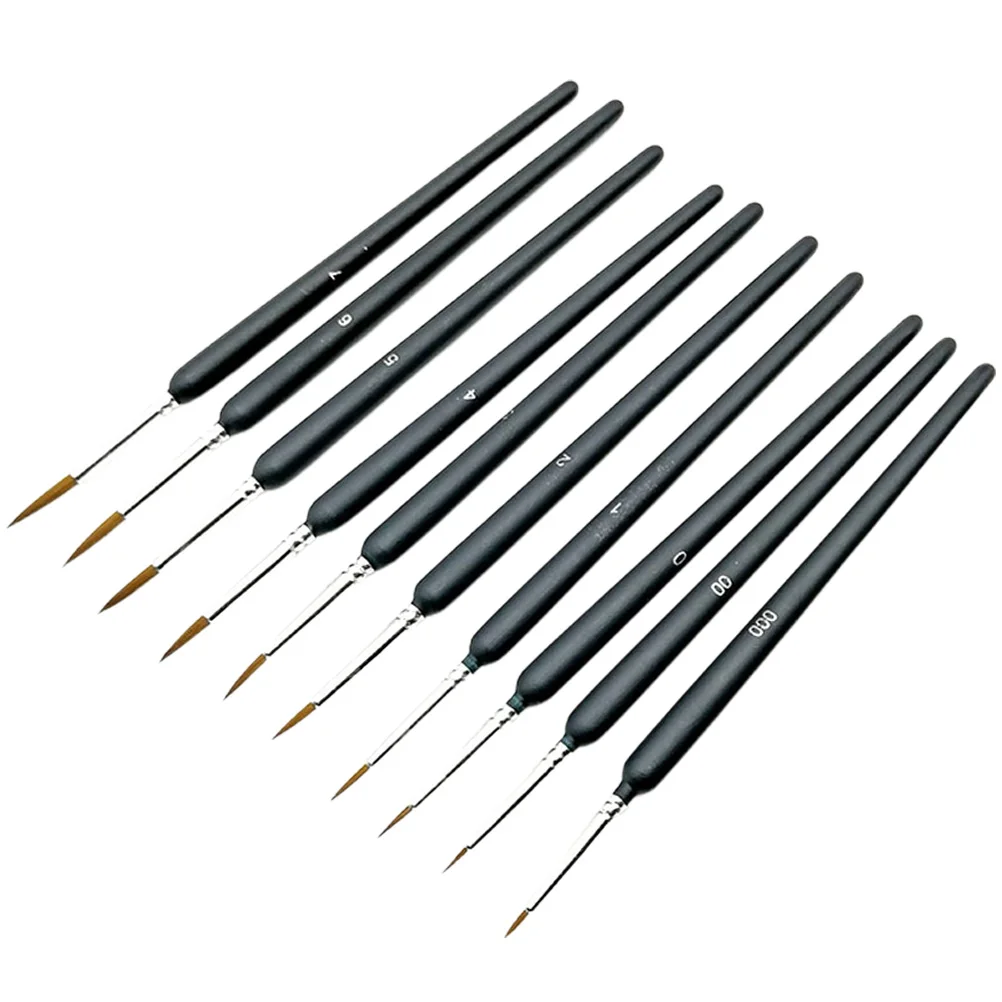 10pcs Watercolor Painting Brushes Portable Wood Handle Fine Art Brushes For Oil Acrylic Drawing Ergonomic Design Artist Brush
10pcs Watercolor Painting Brushes Portable Wood Handle Fine Art Brushes For Oil Acrylic Drawing Ergonomic Design Artist Brush