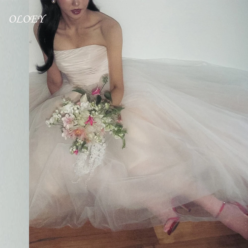 OLOEY Strapless Korean Wedding Dress Customized Self-Wedding Dress Photo Shoot Corset Back Reception Dress for Bride Party Gown
OLOEY Strapless Korean Wedding Dress Customized Self-Wedding Dress Photo Shoot Corset Back Reception Dress for Bride Party Gown