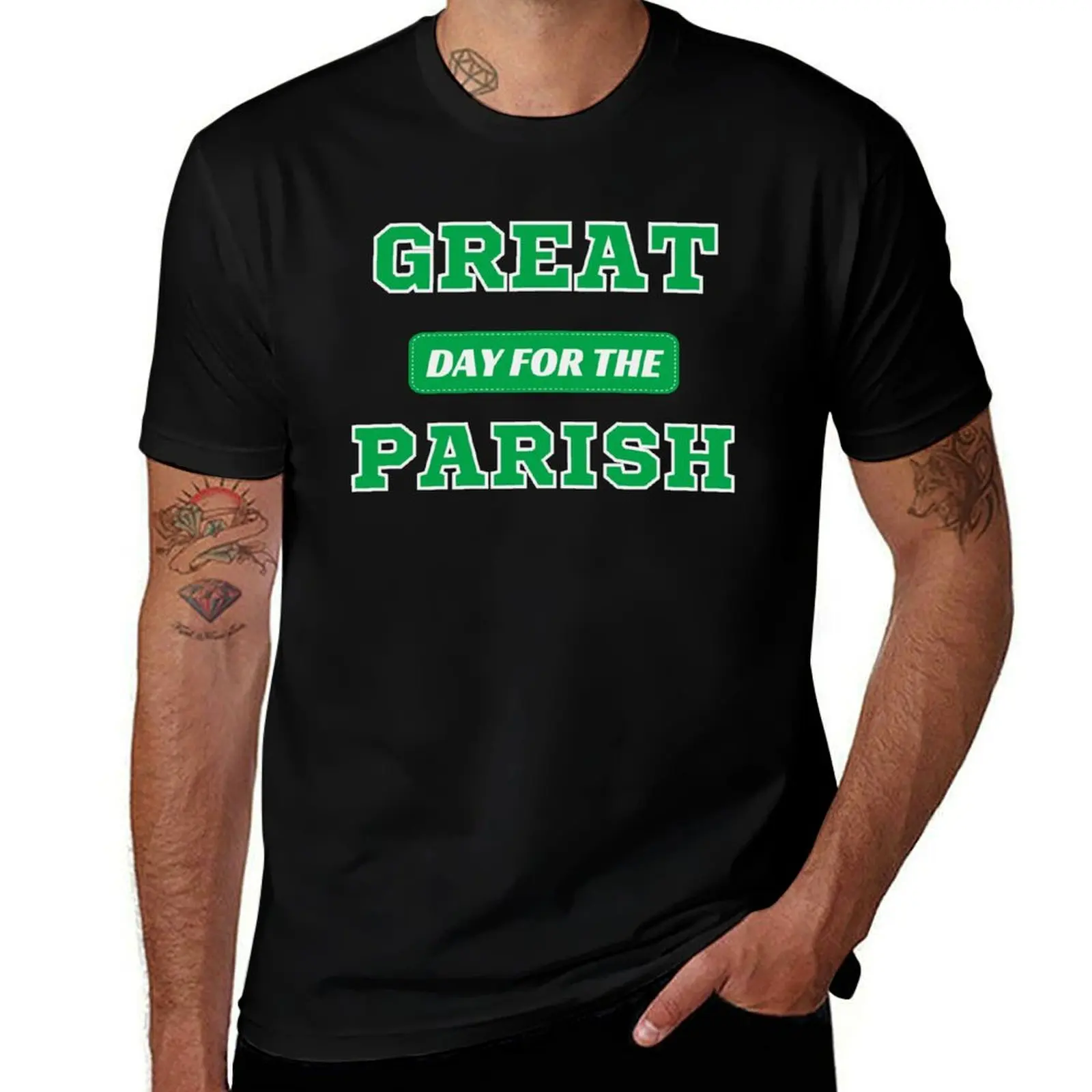 Great Day for the Parish, Irish Craic, Funny Common Irish Saying, Patrick's Day Shirt T-Shirt vintage clothes funny t shirts men
Great Day for the Parish, Irish Craic, Funny Common Irish Saying, Patrick's Day Shirt T-Shirt vintage clothes funny t shirts men