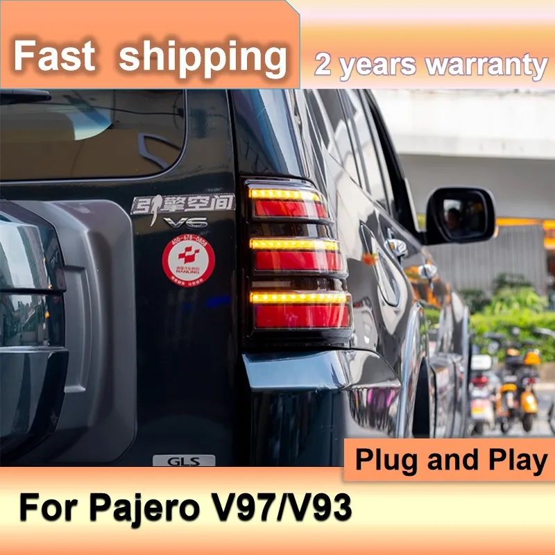 Car Accessories for Mitsubishi Pajero Tail Lamp 2006-2020 Pajero V97 Tail Light V93 Rear DRL Fog Brake Turn Signal Reversing
Car Accessories for Mitsubishi Pajero Tail Lamp 2006-2020 Pajero V97 Tail Light V93 Rear DRL Fog Brake Turn Signal Reversing