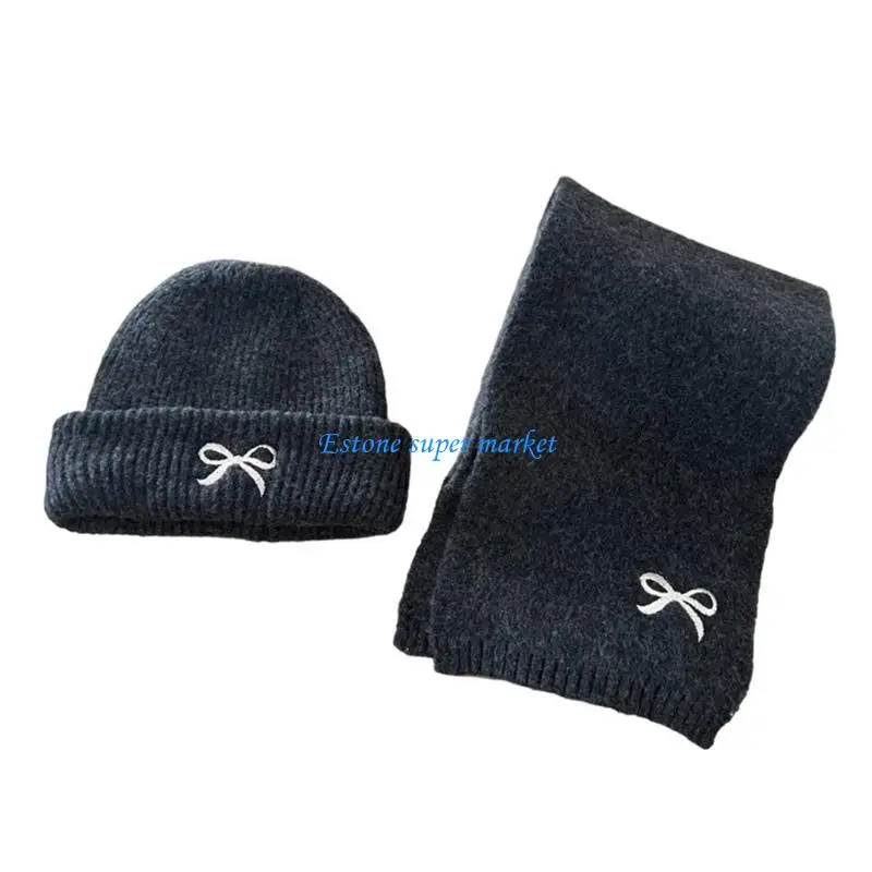090B Soft & Breathable Baby Knitted Hat and Scarf Set for Kids Lovely Bowknot Accent
090B Soft & Breathable Baby Knitted Hat and Scarf Set for Kids Lovely Bowknot Accent