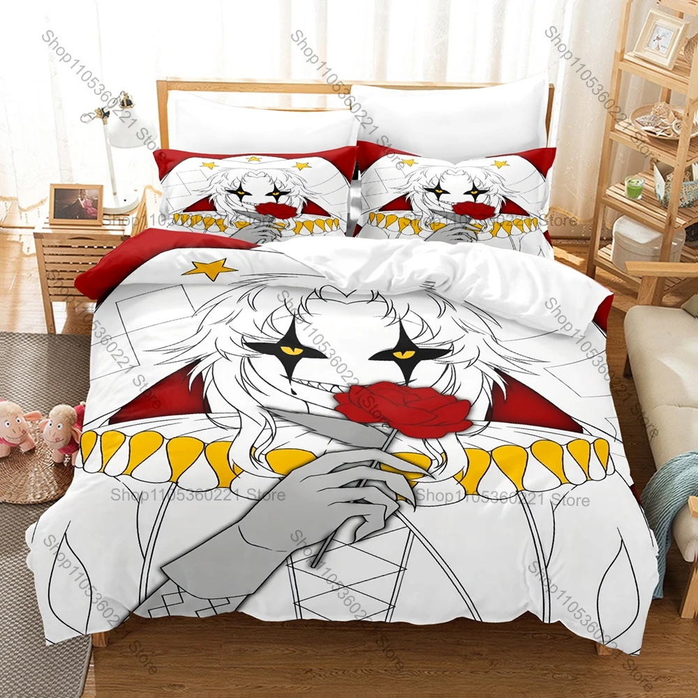 Personality Scary Clown The Freak Circus Bedding Set New Fashion Bed Set For Dorm Bedroom Decoration Anime Style Pillowcases
Personality Scary Clown The Freak Circus Bedding Set New Fashion Bed Set For Dorm Bedroom Decoration Anime Style Pillowcases