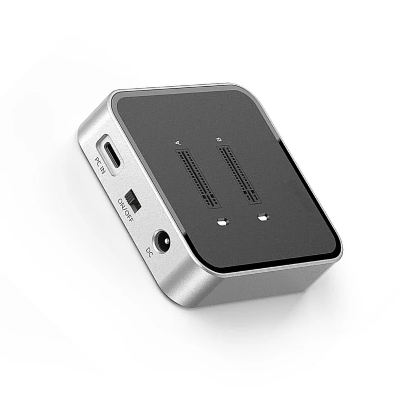 M.2 NVMe SSD Case Enclosure 10Gbps Data Transfer Speed Offline Disk Duplication Function Docking Station for NVMe
M.2 NVMe SSD Case Enclosure 10Gbps Data Transfer Speed Offline Disk Duplication Function Docking Station for NVMe