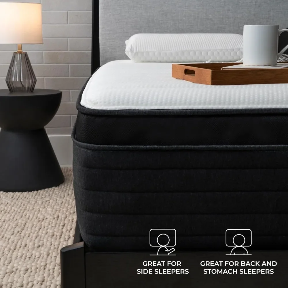 Select 12" Gel Memory Foam Hybrid Mattress –Cooling Pressure Relief & Support for Side Back Sleepers,Perfect for Master Bedroom
Select 12" Gel Memory Foam Hybrid Mattress –Cooling Pressure Relief & Support for Side Back Sleepers,Perfect for Master Bedroom