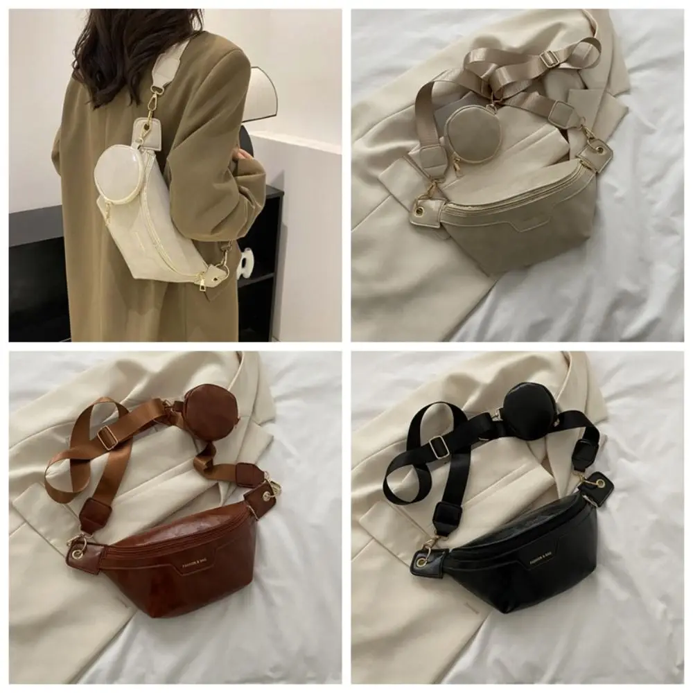 Casual Fanny Packs PU Chest Bag With Coin Purse Half Moon Bag Crossbody Waist Pack Large Capcity Korean Style Banana Bag Men
Casual Fanny Packs PU Chest Bag With Coin Purse Half Moon Bag Crossbody Waist Pack Large Capcity Korean Style Banana Bag Men