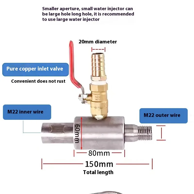 Water Drilling Machine Water Injector Accessories Front Type Water Injector
Water Drilling Machine Water Injector Accessories Front Type Water Injector
