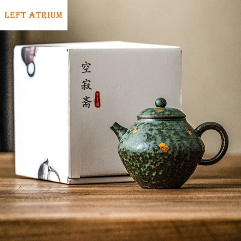 Retro Japanese style Pot Black Teapot Kung Fu Coarse pottery Tea Making Device Tea Infuser Tea Kettle
Retro Japanese style Pot Black Teapot Kung Fu Coarse pottery Tea Making Device Tea Infuser Tea Kettle