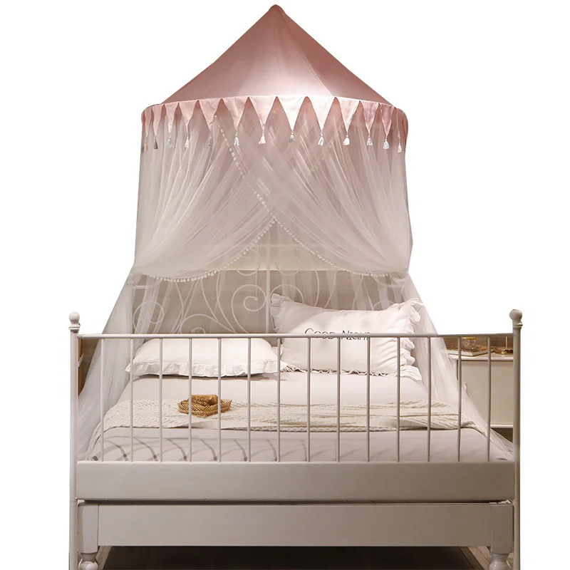 Summer Princess Wind Half Round Ceiling Mosquito Net Bed Decorative Bed Mantle Single Door Round Top Children Bed Sleeping Tent
Summer Princess Wind Half Round Ceiling Mosquito Net Bed Decorative Bed Mantle Single Door Round Top Children Bed Sleeping Tent