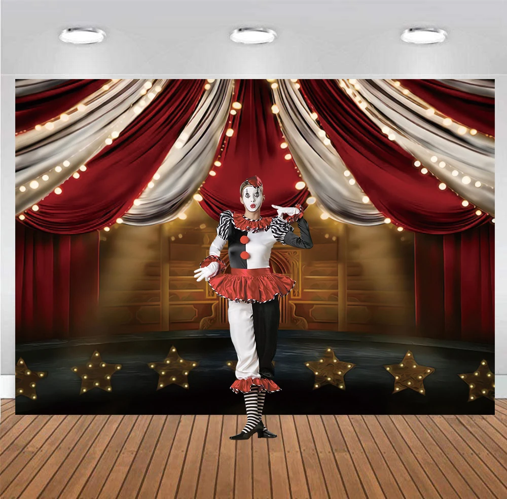 Circus Party Decorations Photography Backdrop Rectangular Stage Background for Cake Smash Birthday Curtain Carnival Celebration
Circus Party Decorations Photography Backdrop Rectangular Stage Background for Cake Smash Birthday Curtain Carnival Celebration