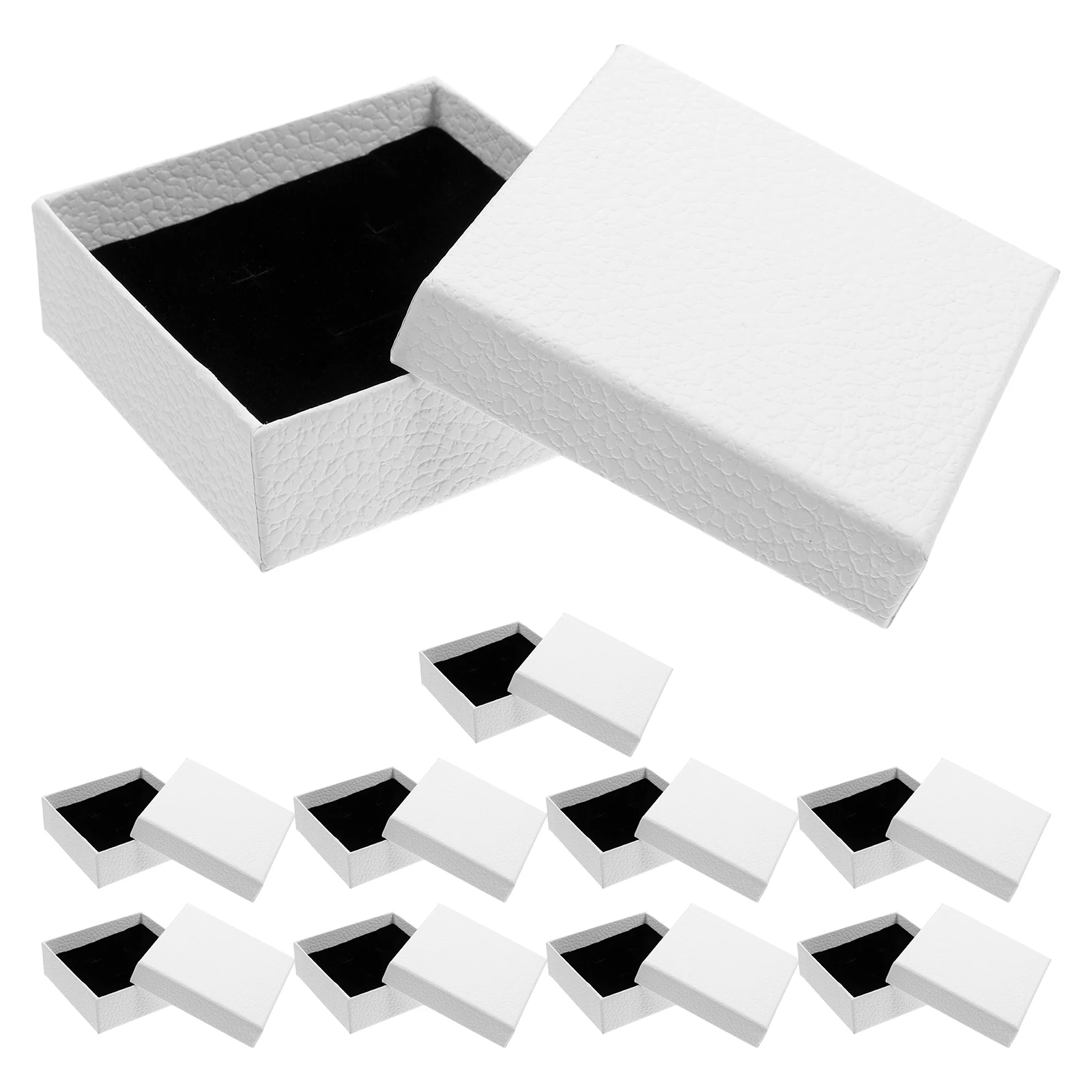 10pcs Jewelry Packaging Paper Boxes 9x9x3cm Black Sponge Padding Storage for Necklaces Earrings Gifts Present Fashionable 
10pcs Jewelry Packaging Paper Boxes 9x9x3cm Black Sponge Padding Storage for Necklaces Earrings Gifts Present Fashionable
