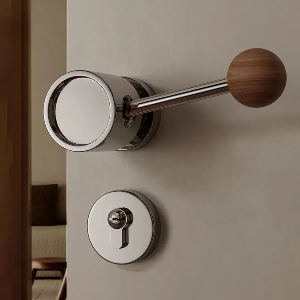Black Walnut Magnetic Mute Lock Creative Design Mute Privacy Modern Door Knob Anti-lock Anti-theft Rocker-Type Door Knobs
Black Walnut Magnetic Mute Lock Creative Design Mute Privacy Modern Door Knob Anti-lock Anti-theft Rocker-Type Door Knobs