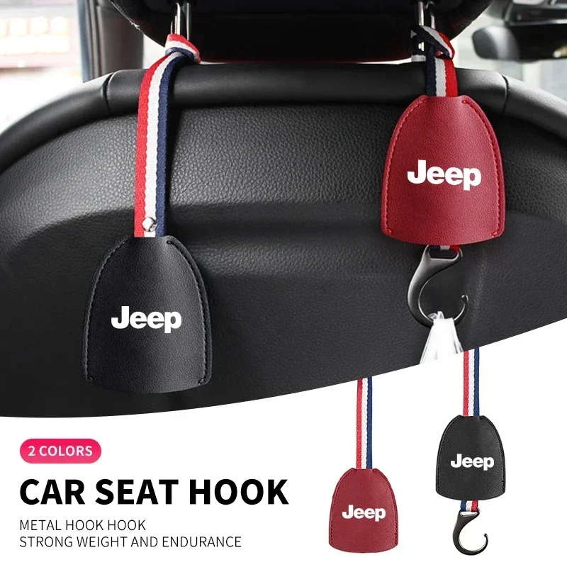 Car Rear Seat Headrest Leather Hanger Hook Car Interior Accessories For Jeep Wrangler Cherokee Grand Compass Renegade Patriot
Car Rear Seat Headrest Leather Hanger Hook Car Interior Accessories For Jeep Wrangler Cherokee Grand Compass Renegade Patriot