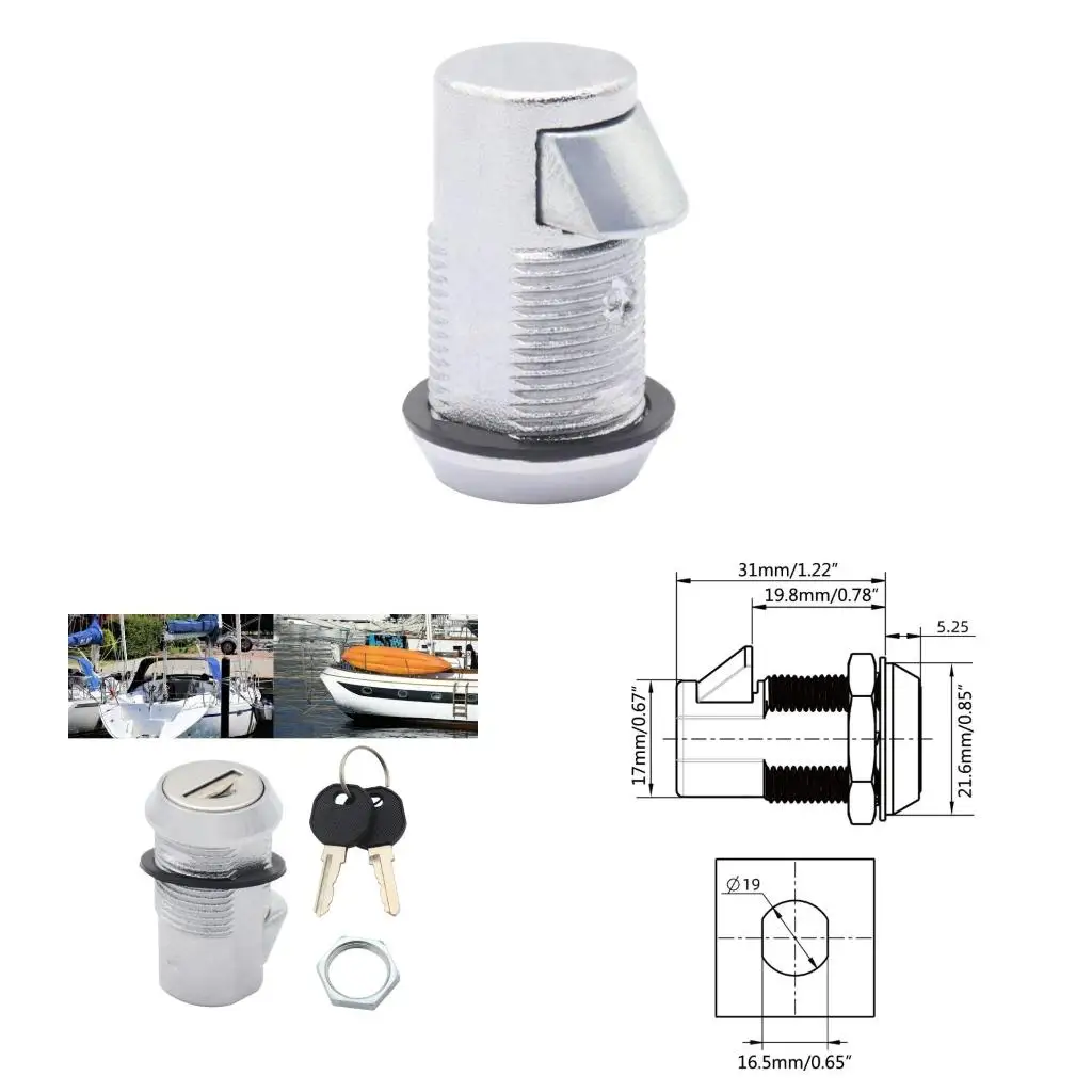 Trailer Lock for Door Cabinet Mailbox Drawer Cupboard with 2 Keys Hardware
Trailer Lock for Door Cabinet Mailbox Drawer Cupboard with 2 Keys Hardware