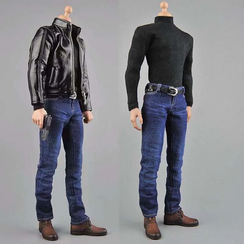 1/6 CEN-M07 Secret Service Leather Coat Jacket Jeans Sweater Shoes Suit Set for 12in Male Soldier Action Figure Collection
1/6 CEN-M07 Secret Service Leather Coat Jacket Jeans Sweater Shoes Suit Set for 12in Male Soldier Action Figure Collection