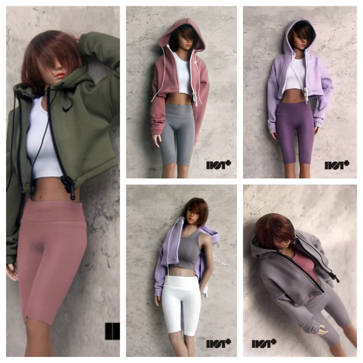 1/6 Hp069-071 Female Soldiers Yoga Jacket Sports Pant Tight Vest Trend Clothing Spot 12inch Action Figure Body Doll
1/6 Hp069-071 Female Soldiers Yoga Jacket Sports Pant Tight Vest Trend Clothing Spot 12inch Action Figure Body Doll