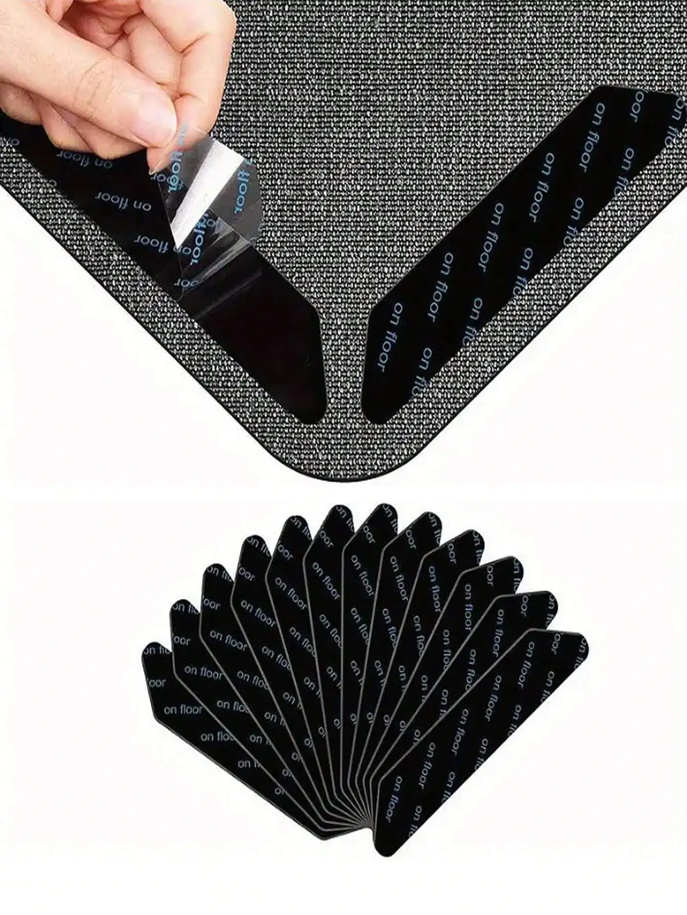 8pcs/Set Non-Slip Anti-Drill Carpet Stickers Suitable For Living Room Dining Room Bathroom Rugs, Prevent Rugs From Moving And R
8pcs/Set Non-Slip Anti-Drill Carpet Stickers Suitable For Living Room Dining Room Bathroom Rugs, Prevent Rugs From Moving And R