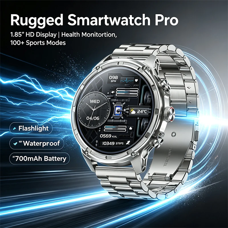 GEJIAN New 1.85 "HD Screen Outdoor Sports Smart Watch for Men with Heart Rate Sleep LED Flashlight Sports Mode IP67 Smartwatch
GEJIAN New 1.85 "HD Screen Outdoor Sports Smart Watch for Men with Heart Rate Sleep LED Flashlight Sports Mode IP67 Smartwatch
