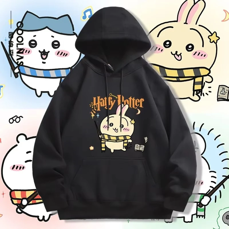 Sanrio Chiikawa Cute Cartoon Print Couple Hooded Sweater Autumn Winter Long Sleeve Clothes Tide Teen Versatile Fashion Sweater
Sanrio Chiikawa Cute Cartoon Print Couple Hooded Sweater Autumn Winter Long Sleeve Clothes Tide Teen Versatile Fashion Sweater