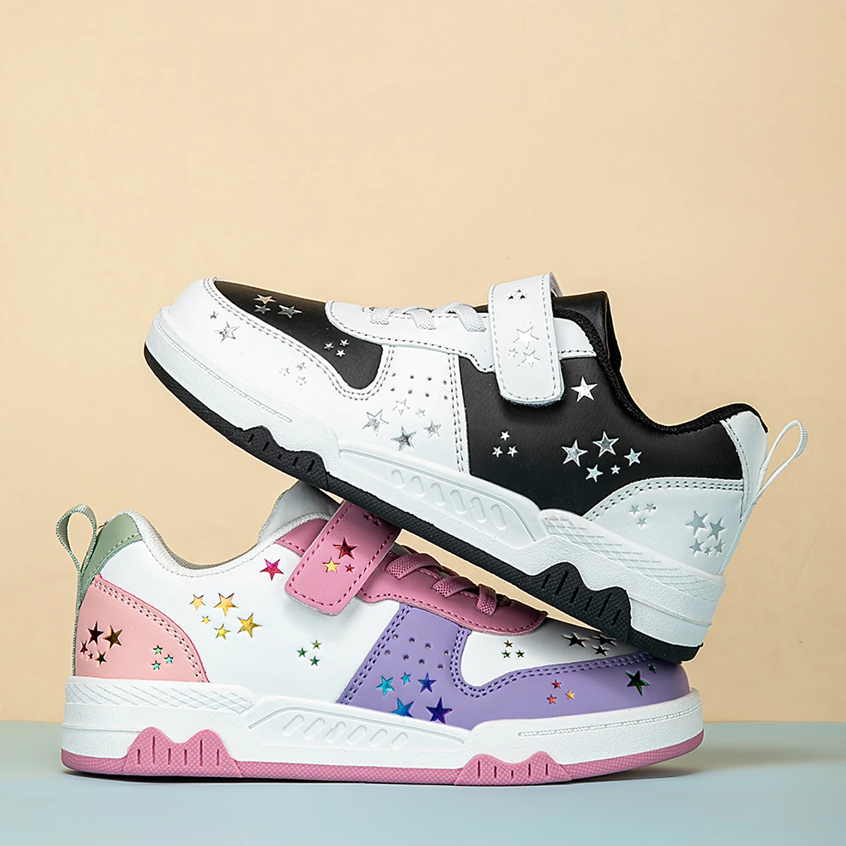 Fashion Kids Sneakers Casual Sports Shoes PU Leather Sneakers Boys Girls 2026 New Trendy Walking Shoes Star Pattern Trainers
Fashion Kids Sneakers Casual Sports Shoes PU Leather Sneakers Boys Girls 2026 New Trendy Walking Shoes Star Pattern Trainers