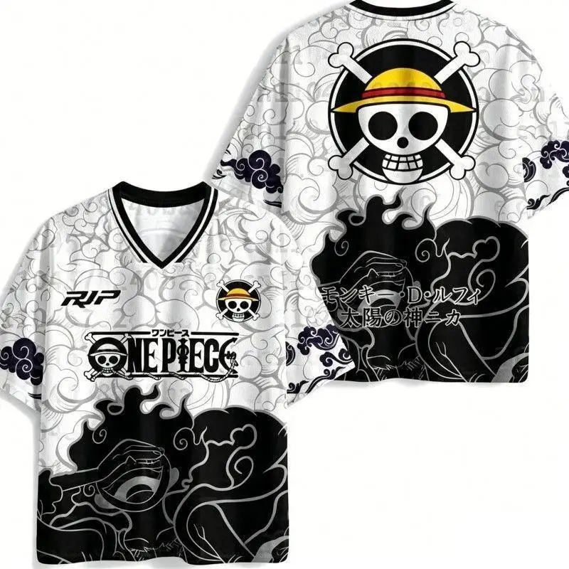 One Piece Monkey D. Luffy Summer Retro Anime Manga Graphic Printed Jersey Tee Cotton Men Oversized Casual Street Style Vintage
One Piece Monkey D. Luffy Summer Retro Anime Manga Graphic Printed Jersey Tee Cotton Men Oversized Casual Street Style Vintage