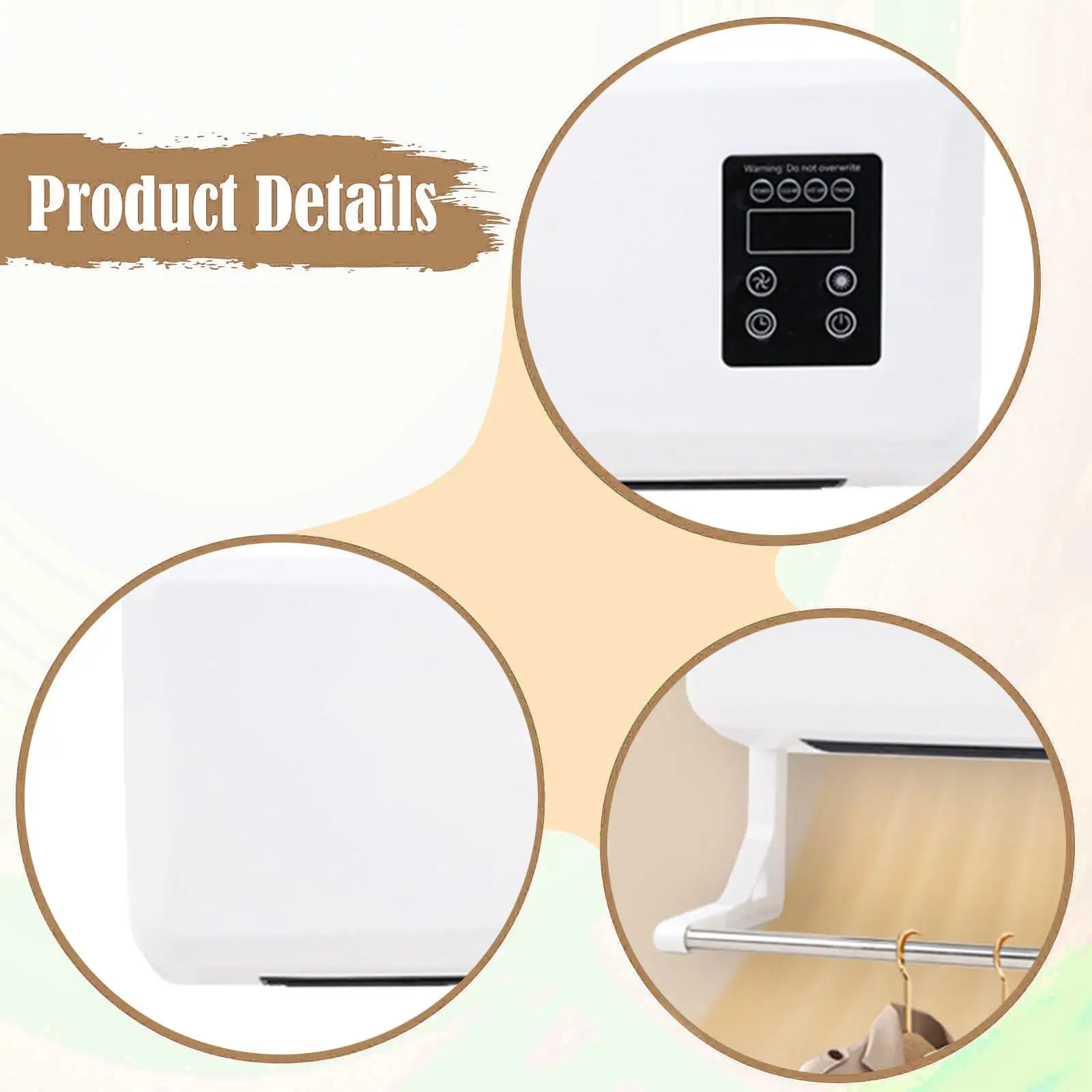 Wall Heater Fast Heating Portable Winter Heating Fan Mute Energy Efficient Wall Mounted for Hotel Bedroom Dorm RV Indoor Use
Wall Heater Fast Heating Portable Winter Heating Fan Mute Energy Efficient Wall Mounted for Hotel Bedroom Dorm RV Indoor Use