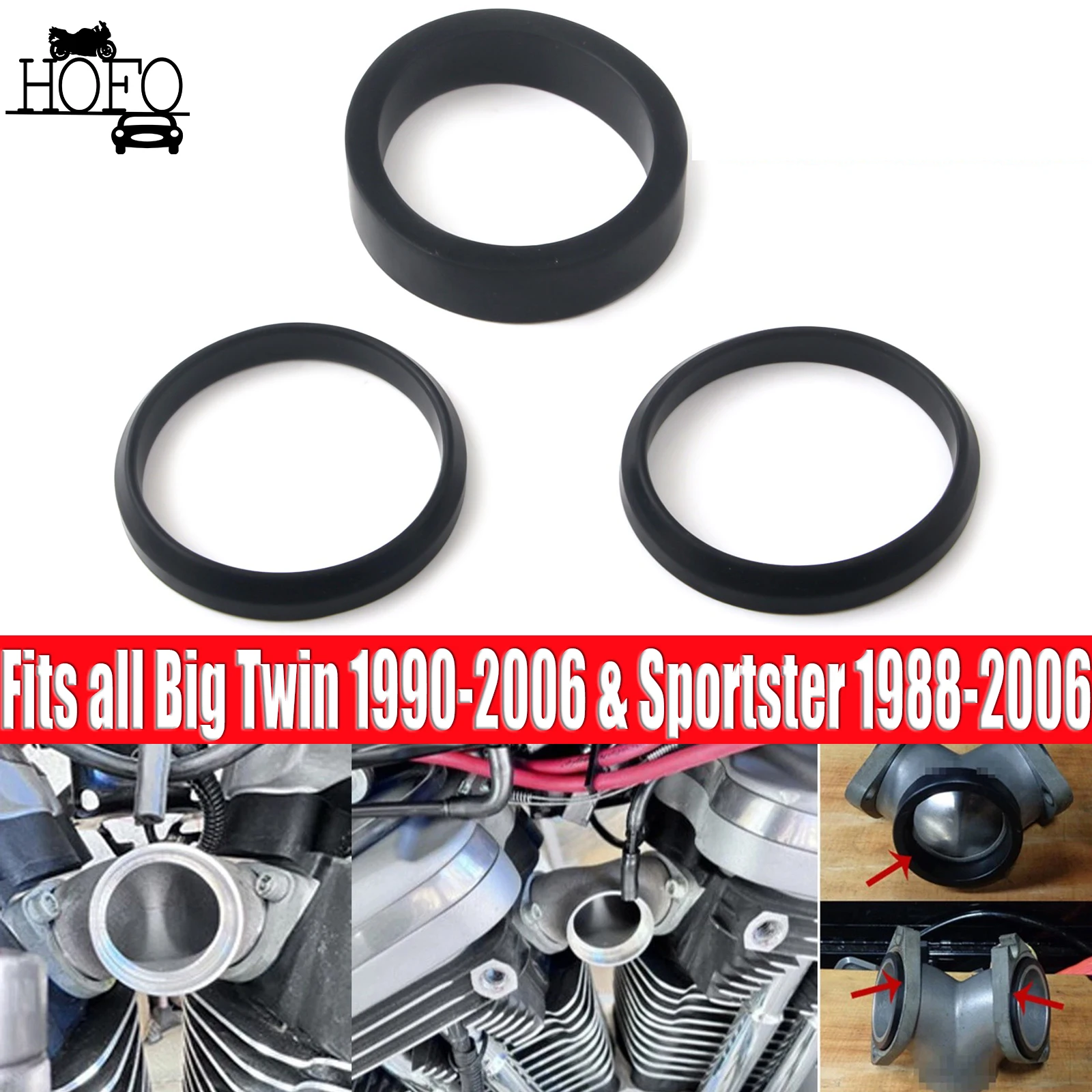 Fits all Big Twin 1990-2006 & Sportster 1988-2006 Intake Manifold Carburetor Gasket Seal Kit
Fits all Big Twin 1990-2006 & Sportster 1988-2006 Intake Manifold Carburetor Gasket Seal Kit